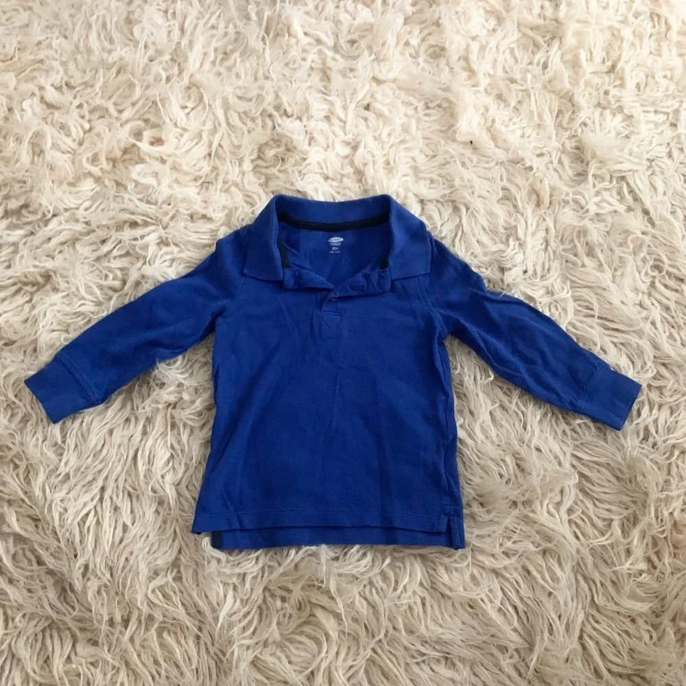 Old Navy | Long Sleeve Collar Royal Blue Shirt 2T